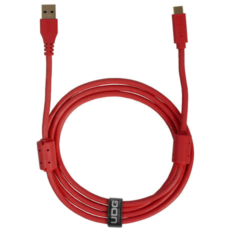 UDG Ultimate Kabel USB 3.2 C-A Rot Gerade 1,5m