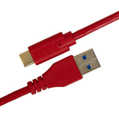UDG Ultimate Kabel USB 3.2 C-A Rot Gerade 1,5m
