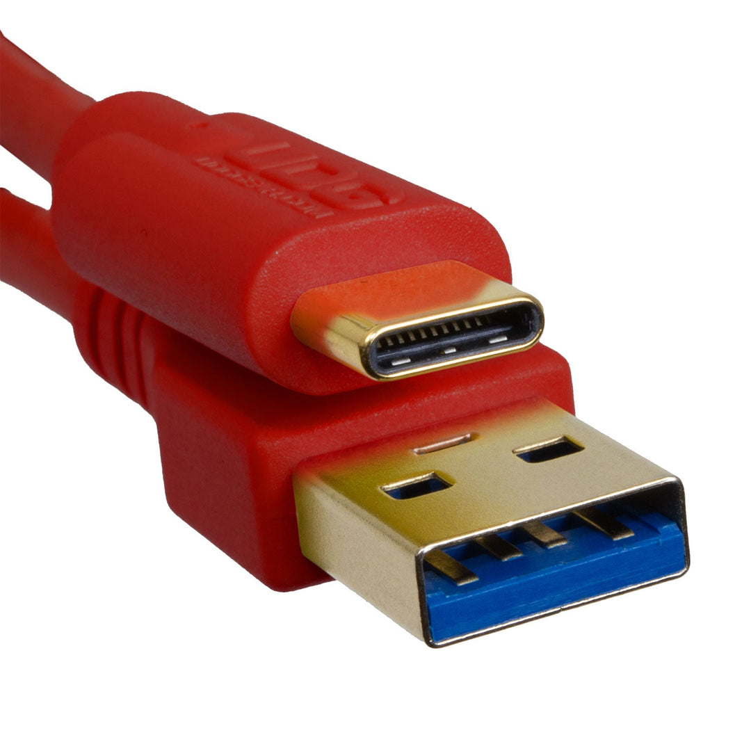 UDG Ultimate Kabel USB 3.2 C-A Rot Gerade 1,5m