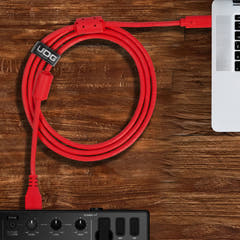 UDG Ultimate Kabel USB 3.2 C-A Rot Gerade 1,5m