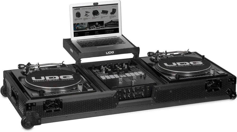 UDG Ultimate Flightcase-Set Multi-Format-Plattenspieler/Mixer Blk Plus