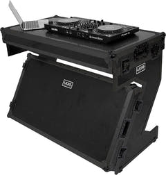 UDG Ultimate Flight Case Portable Z-Style DJ Table Schwarz Plus (Wheels)
