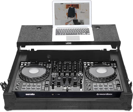 UDG Ultimate Flight Case Pioneer DDJ-FLX10 Schwarz Plus (L&W)