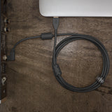UDG Ultimate Audio Cable USB 2.0 A-B Schwarz Abgewinkelt 3m