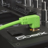 UDG Ultimate Audio Cable USB 2.0 A-B Grün Abgewinkelt 3m