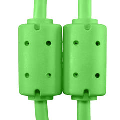 UDG Ultimate Audio Cable USB 2.0 A-B Grün Abgewinkelt 3m