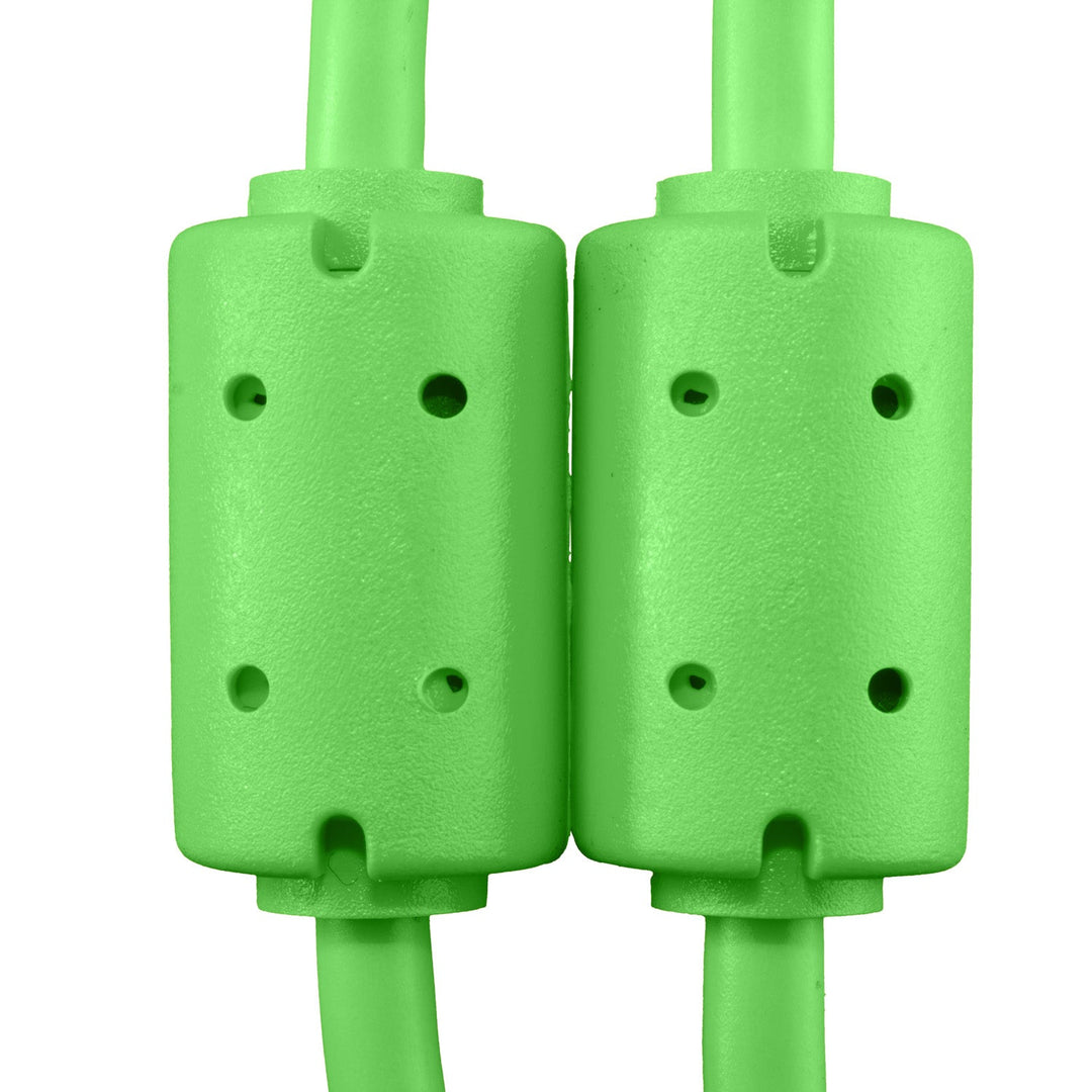 UDG Ultimate Audio Cable USB 2.0 A-B Grün Abgewinkelt 2m