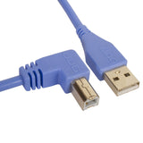 UDG Ultimate Audio Cable USB 2.0 A-B Blau Abgewinkelt 2m