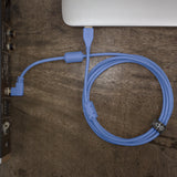 UDG Ultimate Audio Cable USB 2.0 A-B Blau Abgewinkelt 2m
