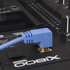 UDG Ultimate Audio Kabel USB 2.0 A-B Blau Winklig 3m