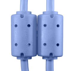 UDG Ultimate Audio Kabel USB 2.0 A-B Blau Winklig 3m
