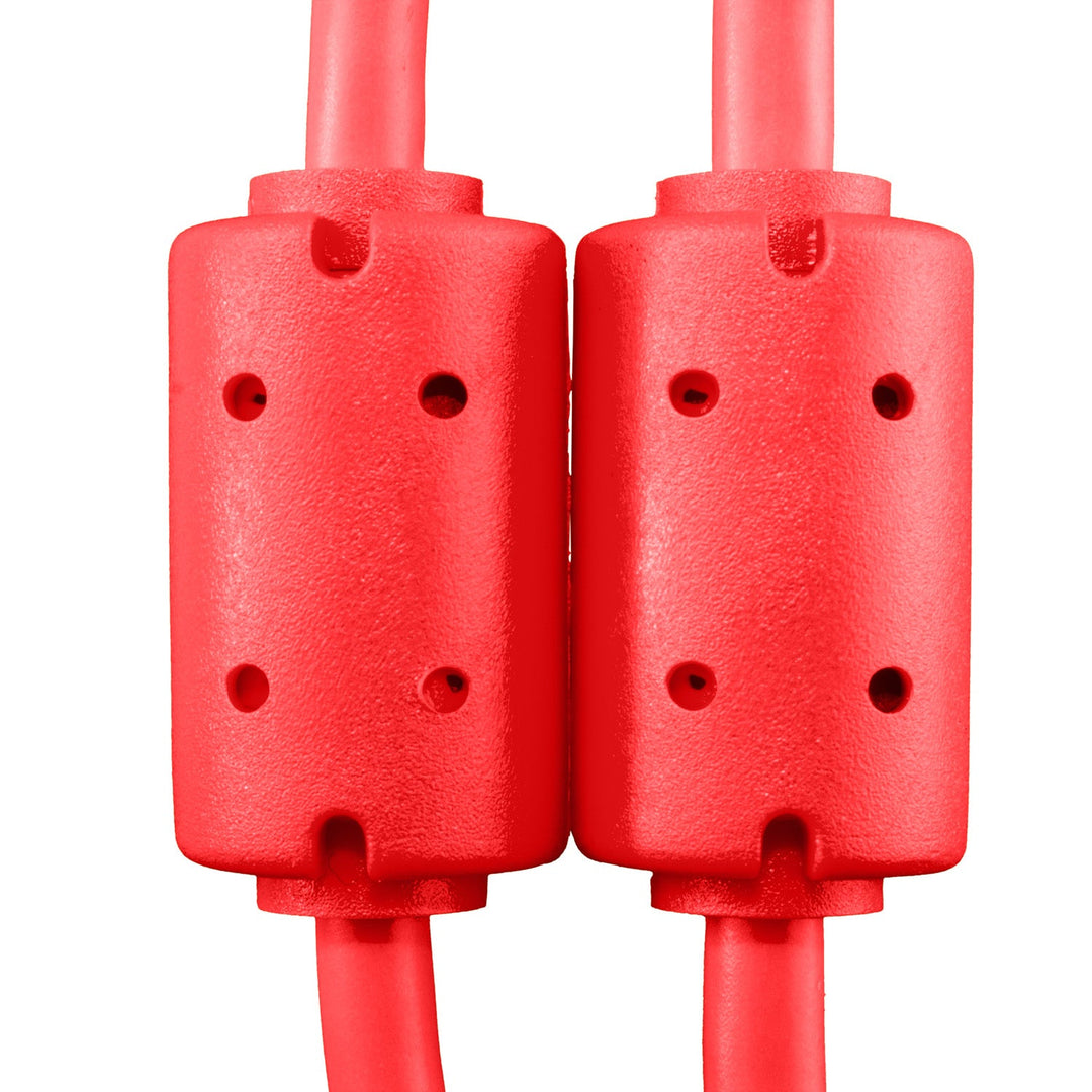 UDG Ultimate Audio Kabel USB 2.0 A-B Rot Winklig 3m