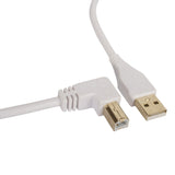 UDG Ultimate Audio Cable USB 2.0 A-B Weiß Abgewinkelt 2m