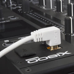 UDG Ultimate Audio Cable USB 2.0 A-B Weiß Abgewinkelt 3m