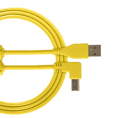 UDG Ultimate Audio Cable USB 2.0 A-B Gelb Abgewinkelt 3m