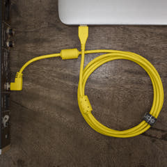 UDG Ultimate Audio Cable USB 2.0 A-B Gelb Abgewinkelt 3m