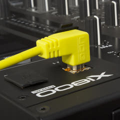 UDG Ultimate Audio Cable USB 2.0 A-B Gelb Abgewinkelt 3m