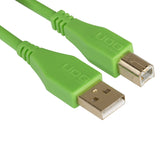 UDG Ultimate Audio Cable USB 2.0 A-B Grün Gerade 3m