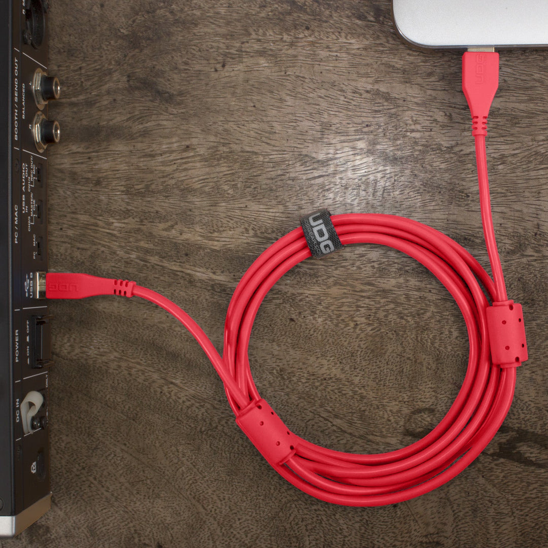 UDG Ultimate Audio Cable USB 2.0 A-B Rot Gerade 3m