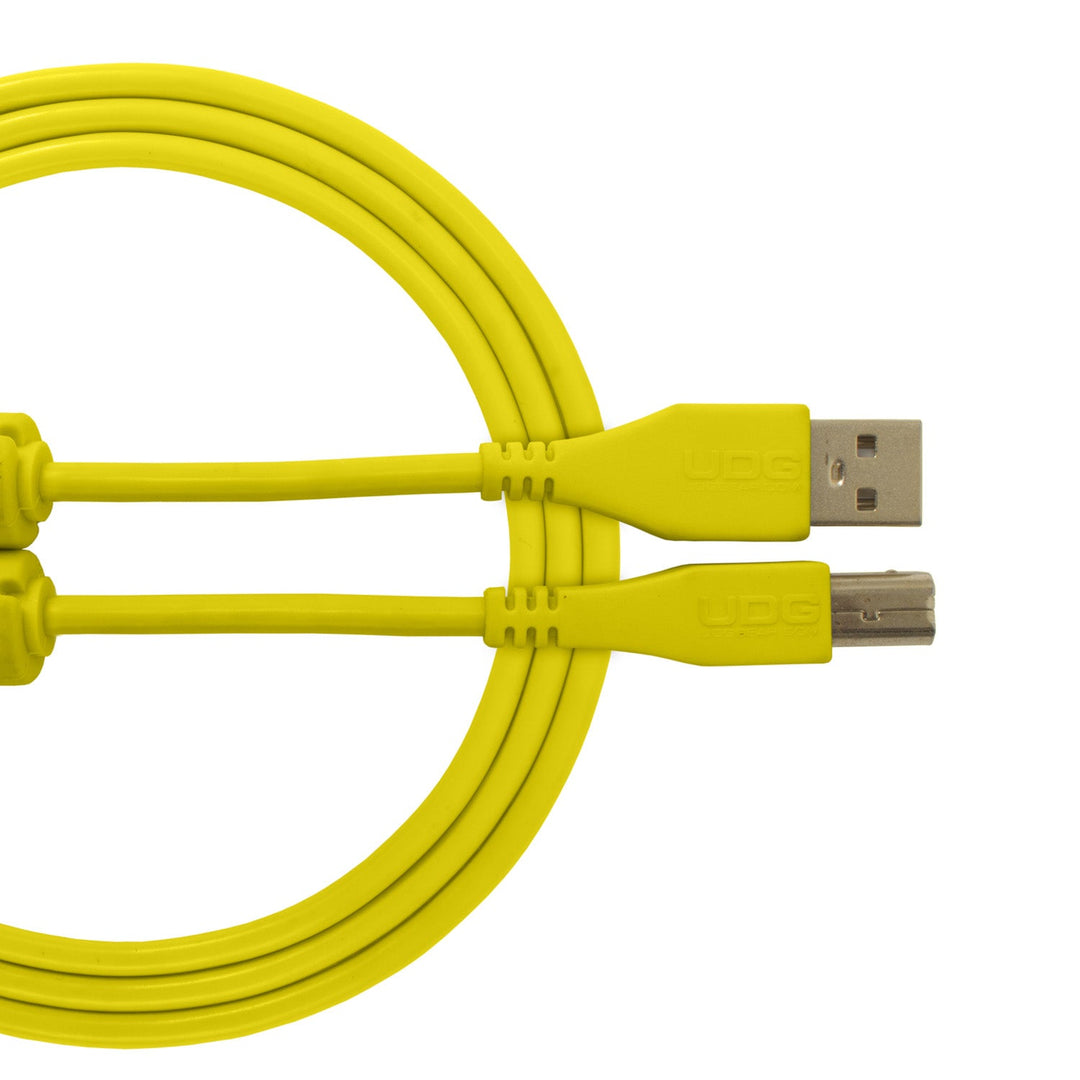 UDG Ultimate Audio Cable USB 2.0 A-B Gelb Gerade 1m