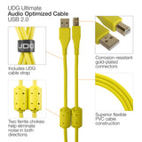 UDG Ultimate Audio Cable USB 2.0 A-B Gelb Gerade 3m
