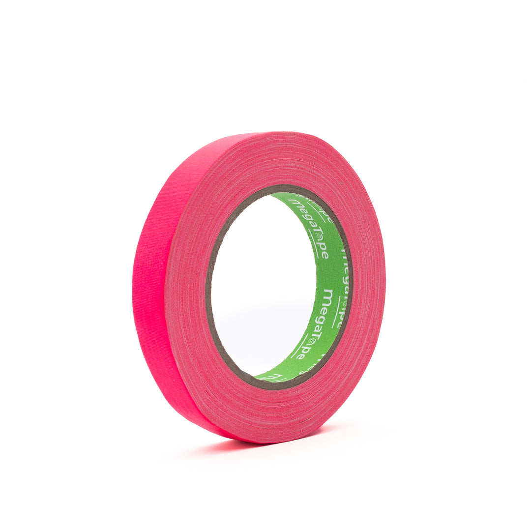 UT120 Skrivbar Neon Glow Gaffa tape 19 mm x 25 m. Pink