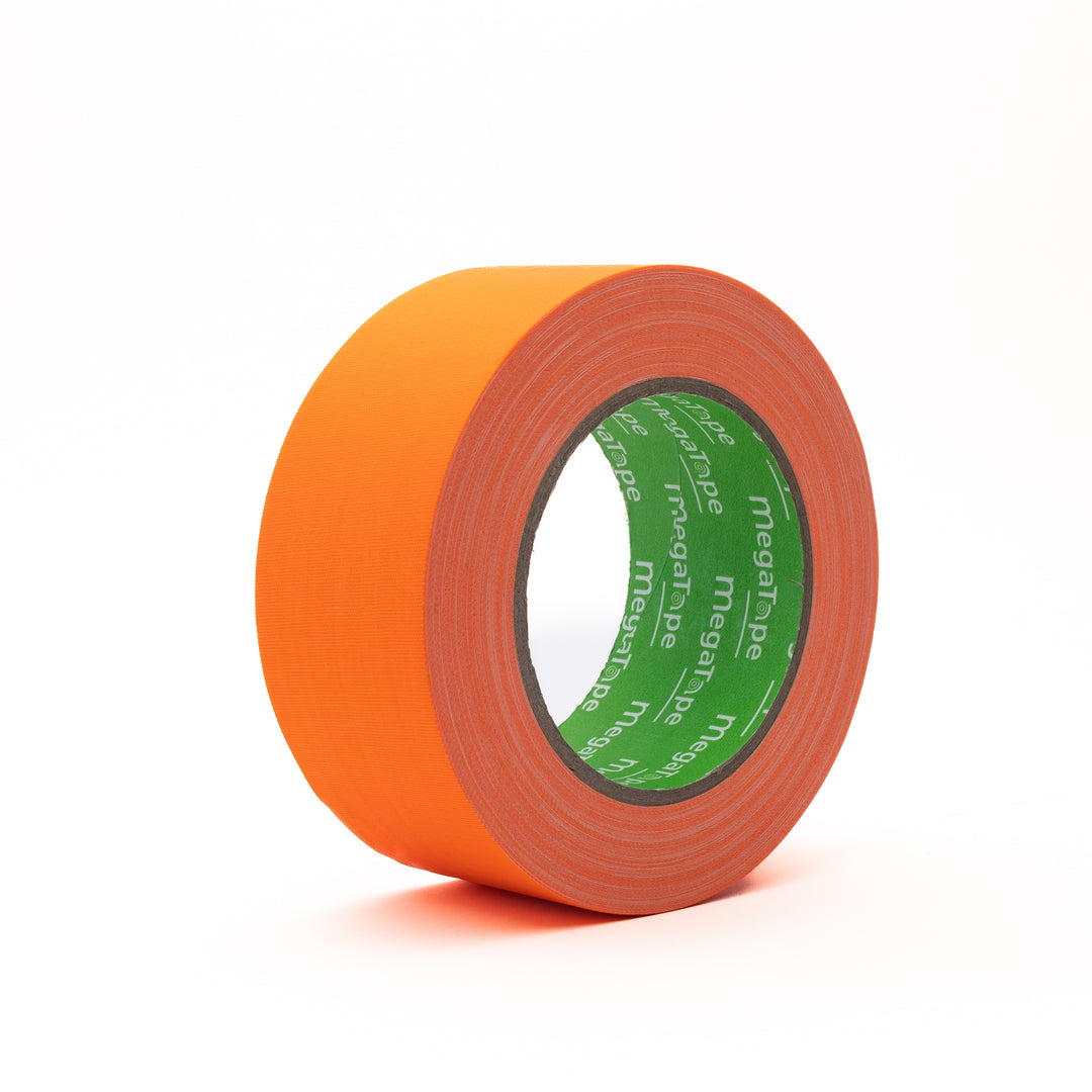 UT120 Skrivbar Neon Glow Gaffa tape 50 mm x 25 m. Orange