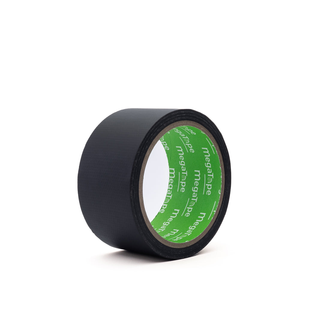 910 Flame retardant duct tape 50 mm x 10 m. Sort