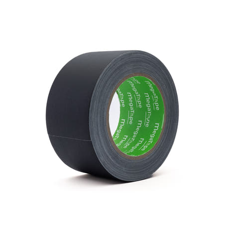 UT120 Beschreibbares mattes Gaffa tape 62 mm x 25 m. Schwarz