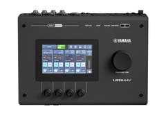 Yamaha URX44V USB-C Audio/Video Interface (Schwarz) - Video Version