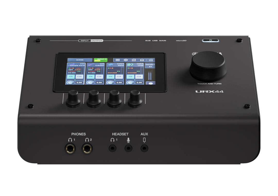Yamaha URX44 USB-C Audio Interface (Schwarz)
