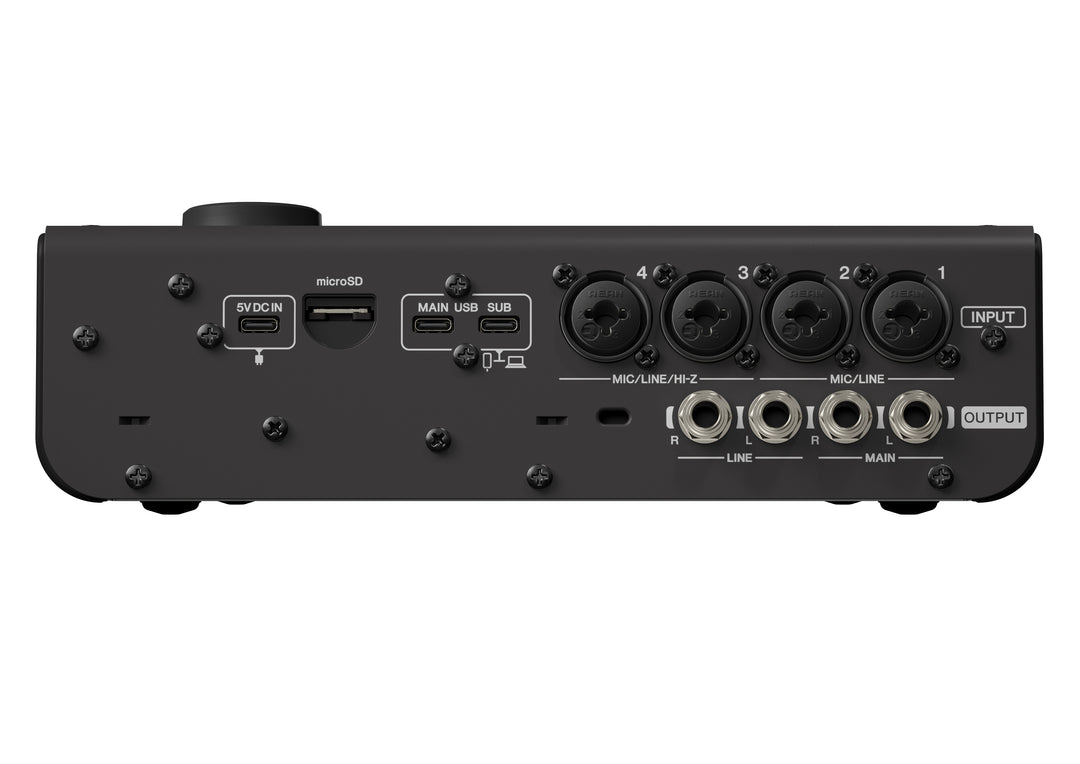 Yamaha URX44 USB-C Audio Interface (Schwarz)