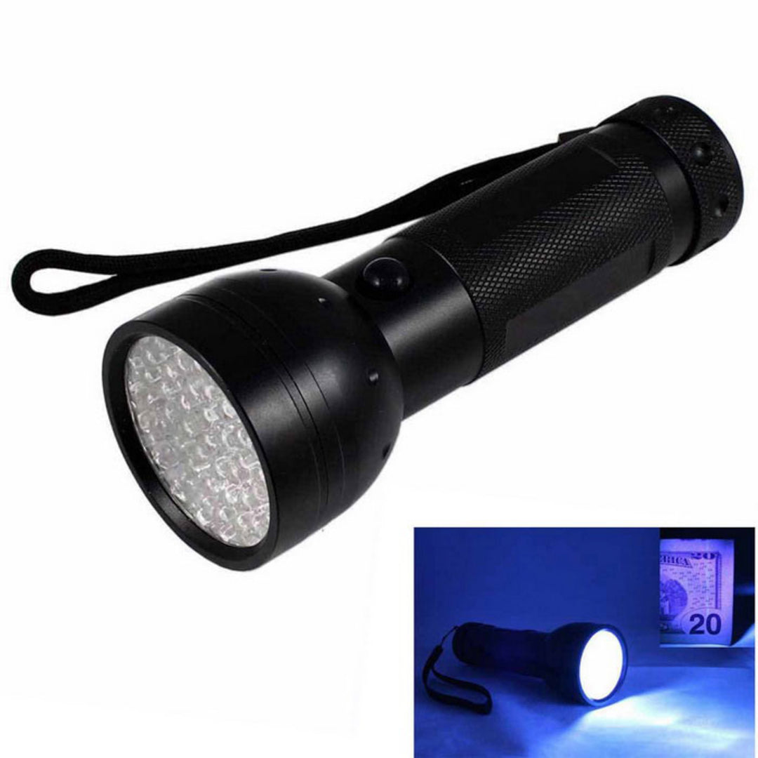 UV Taschenlampe m. 51 LED Dioden
