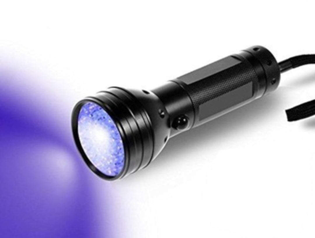 UV Taschenlampe m. 51 LED Dioden