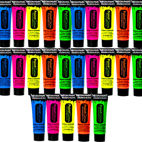 UV body & facepaint for 25 persons