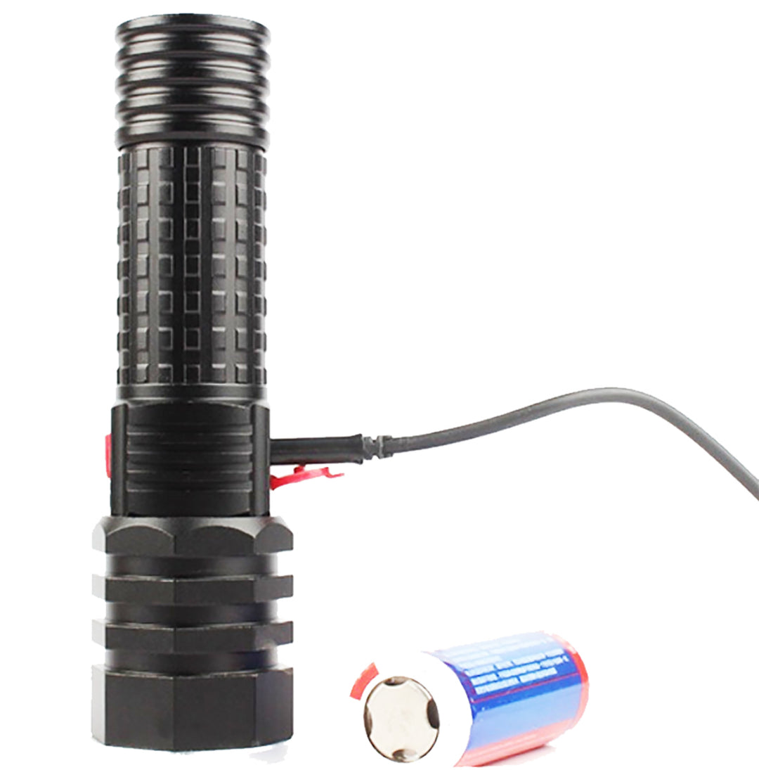 UV Flashlight with USB Charging