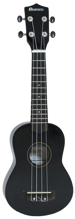 DiMavery UK-200 Sopran Ukulele (Schwarz)