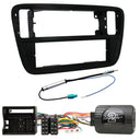 1-DIN KIT für Mii, Citigo und Up (Matt Schwarz)