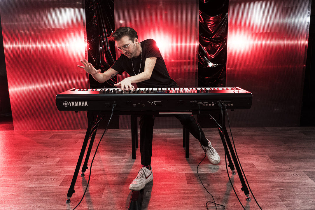 Yamaha YC88 Digital Stage Keyboards (Natural Wood)