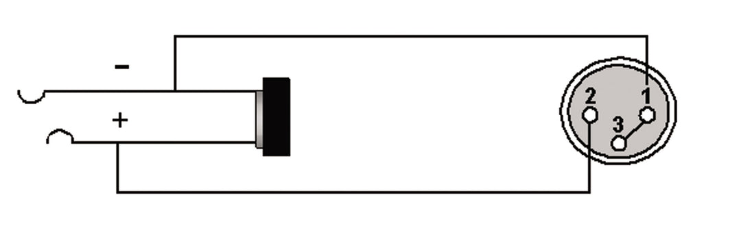 Adapter XLR-Buchse > Stereo-Klinkenbuchse