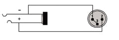 Adapter XLR Stecker > Klinke Stereo Buchse