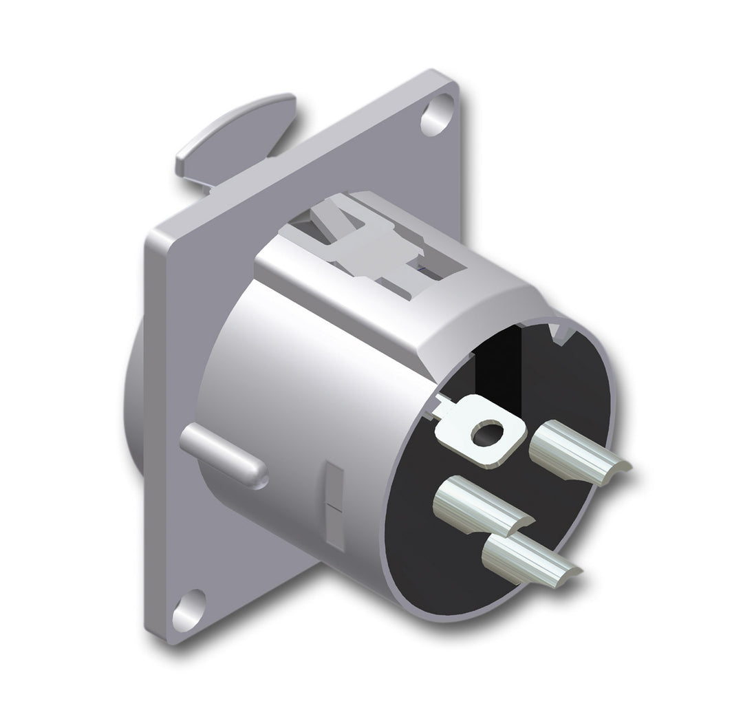 XLR Einbaubuchse 3-polig weiblich D-Serie