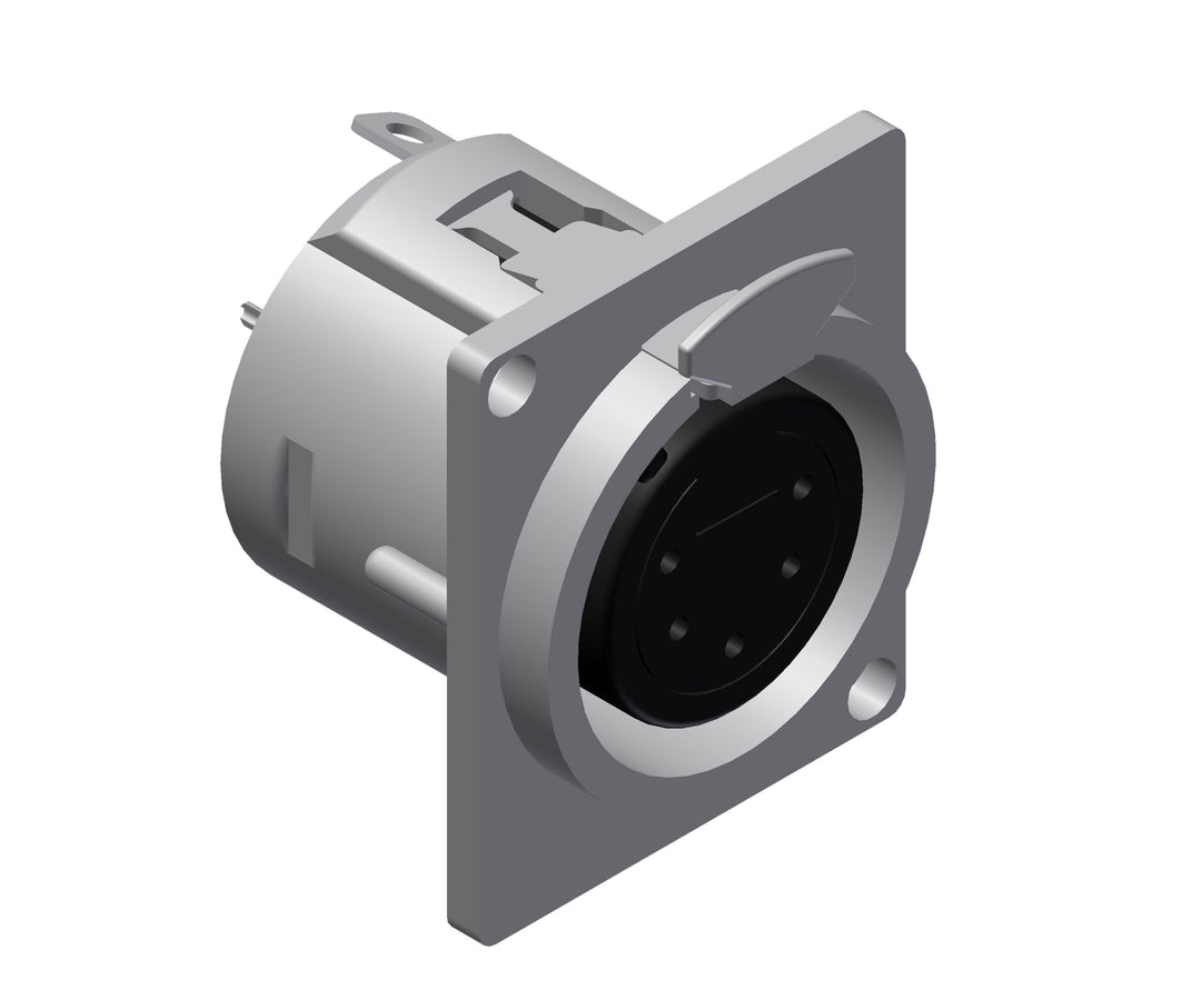 XLR-Einbaubuchse 5-polig D-series