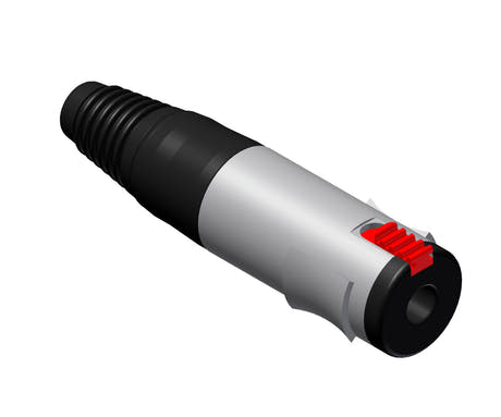 Jack-Stereo-Buchsen-Kabelstecker