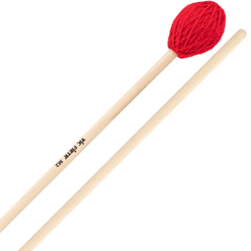 Vic Firth M2 American Custom Keyboards, mittleres rotes Garn