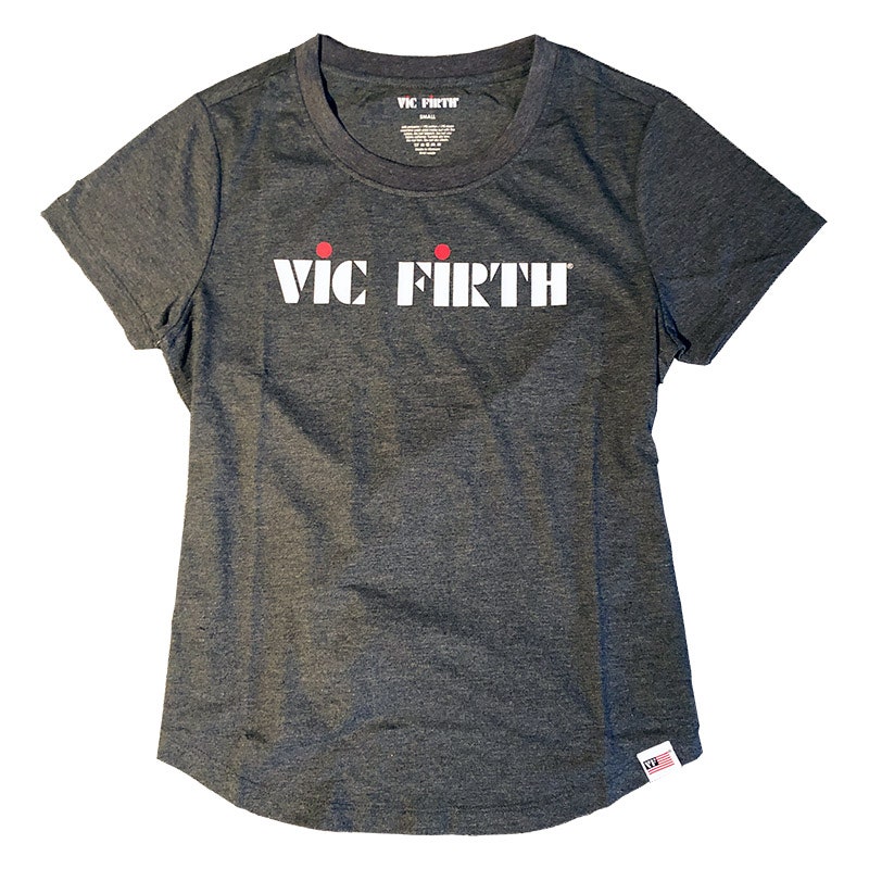 Vic Firth Damen Logo T-Shirt - Größe M