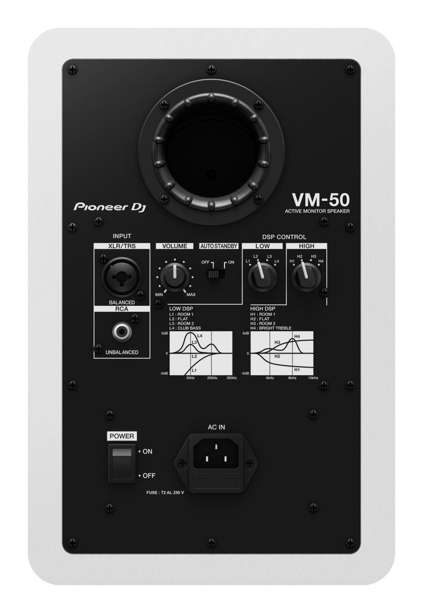 Pioneer DJ VM-50-W Aktiver Studio Monitor