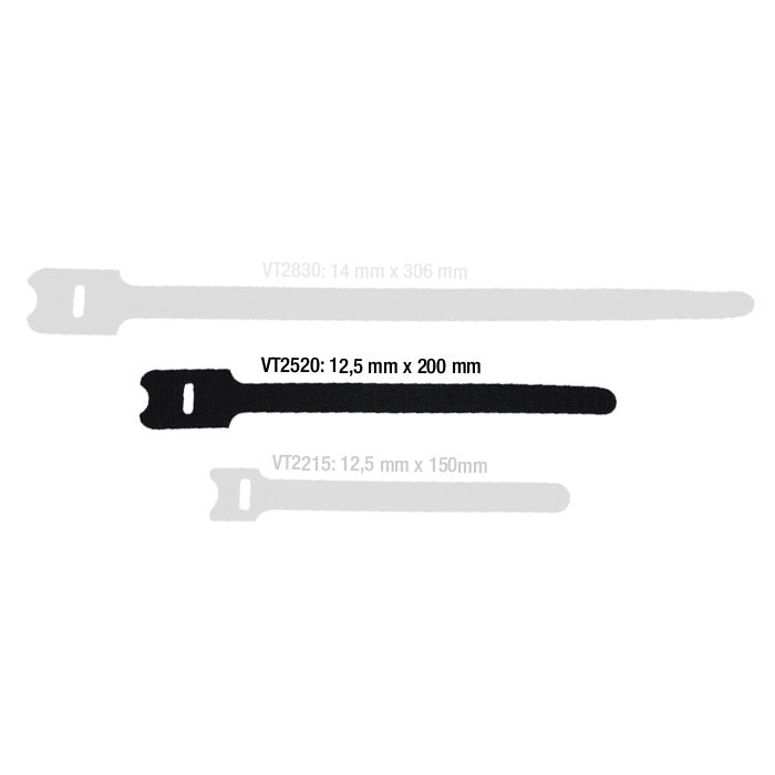 Kabelbinder Velcro Hook & Loop 10 Stk. (200mm)