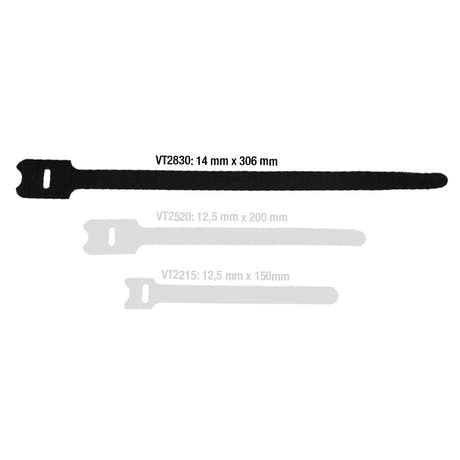 Kabelbinder Velcro Hook & Loop 10 Stk. (300mm)