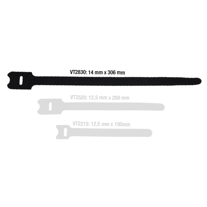 Kabelbinder Velcro Hook & Loop 10 Stk. (300mm)